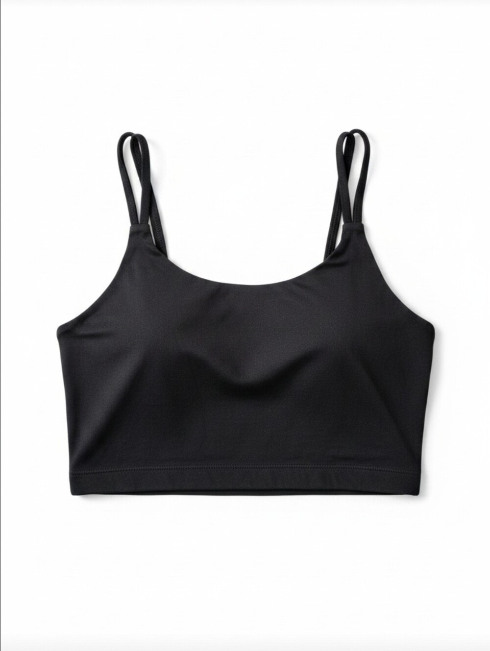 NVGTN Black Strappy Low Impact Sports Bra Women's